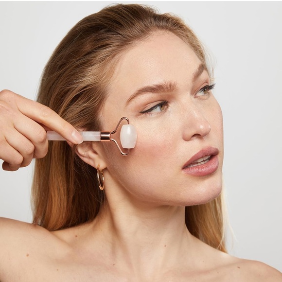 Kitsch 🩷 Face Massager Rose Quartz Face Roller - Picture 8 of 11